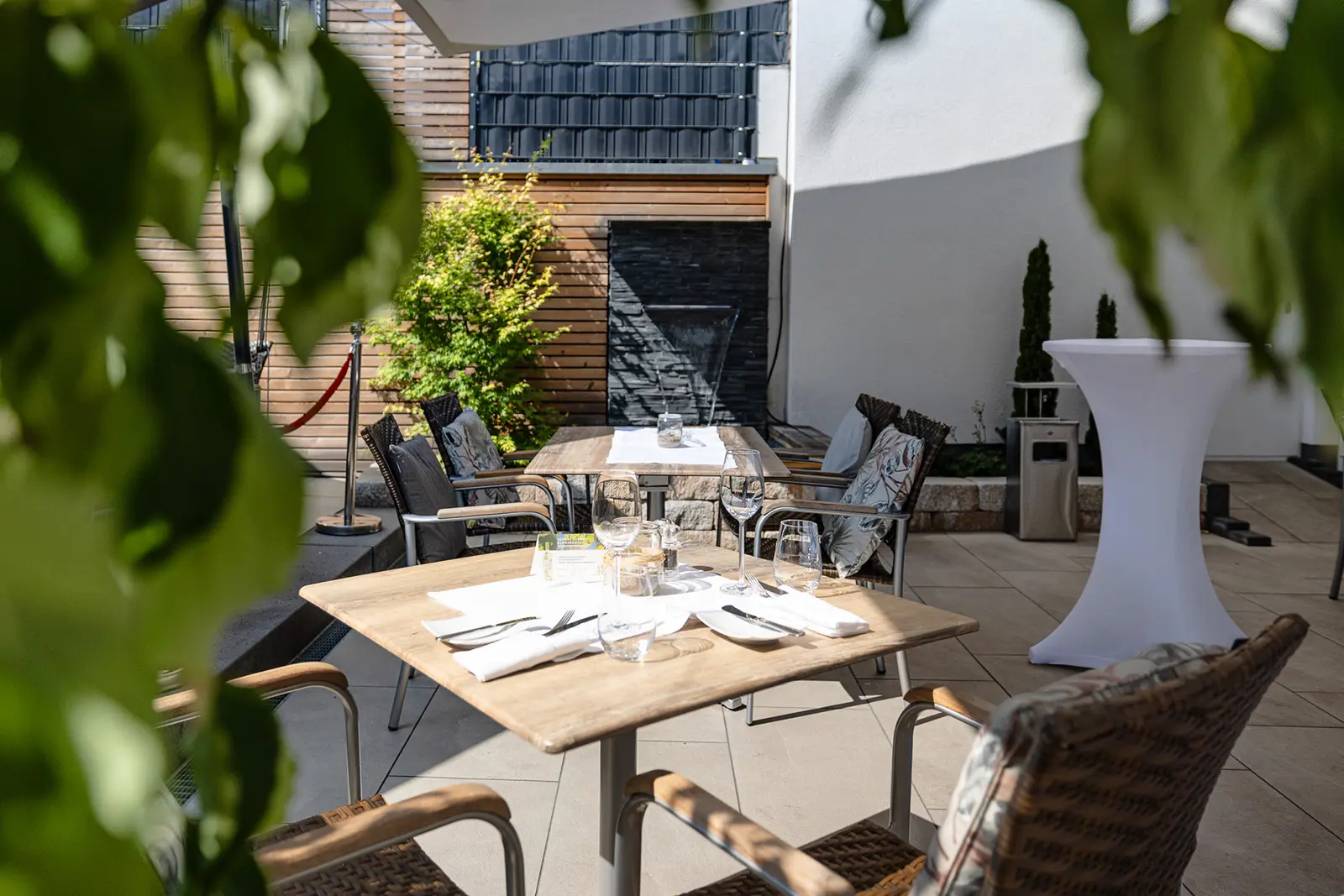 Biergarten im Hotel Zur Krone